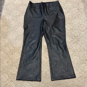 Spanx Flare Leather Leggings